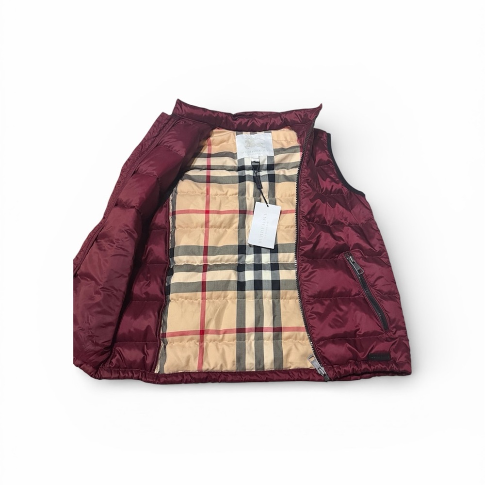 Burberry Black and White Plaid Detail